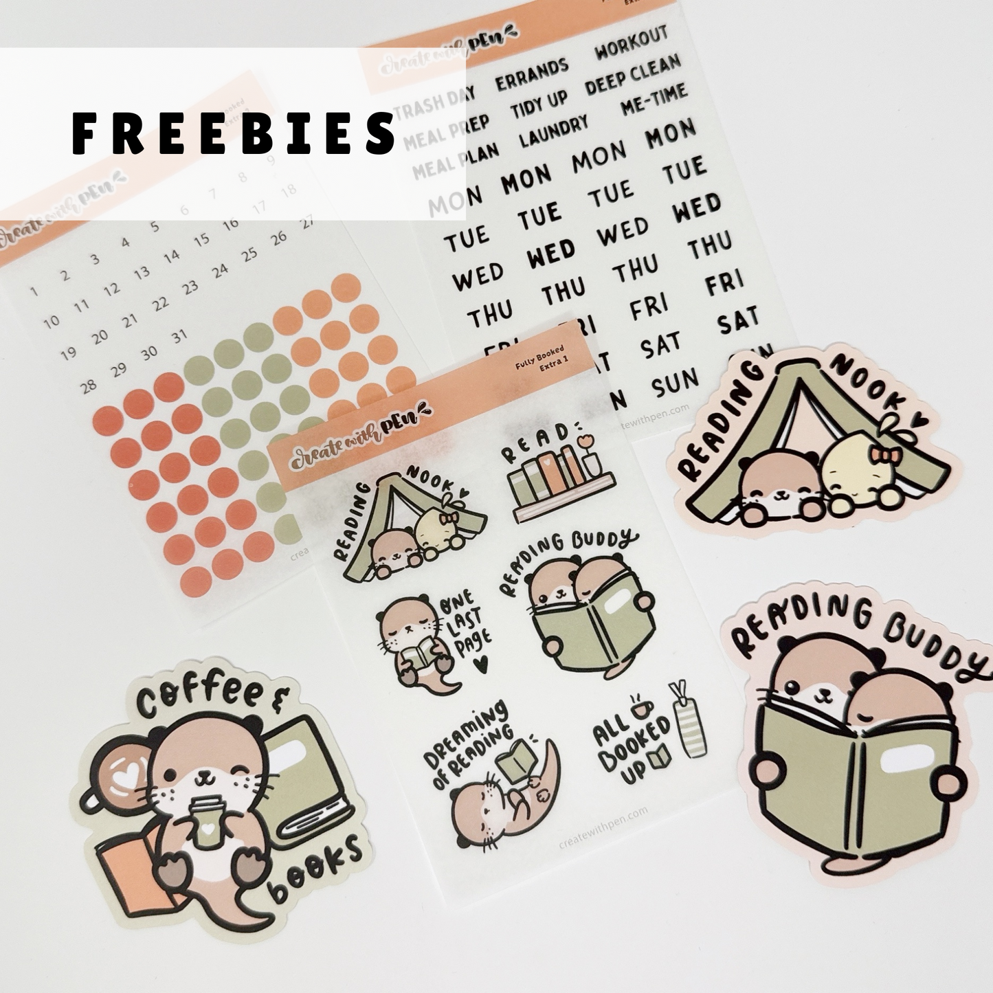 Sticker Kit | Fully Booked | April 2025 | One-Time Purchase