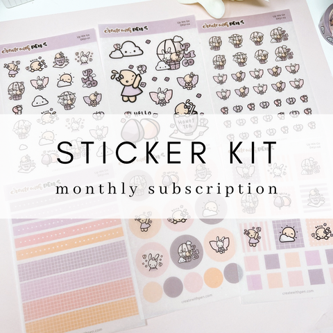Sticker Kit | Monthly Subscription (Up We Go | May 2024)