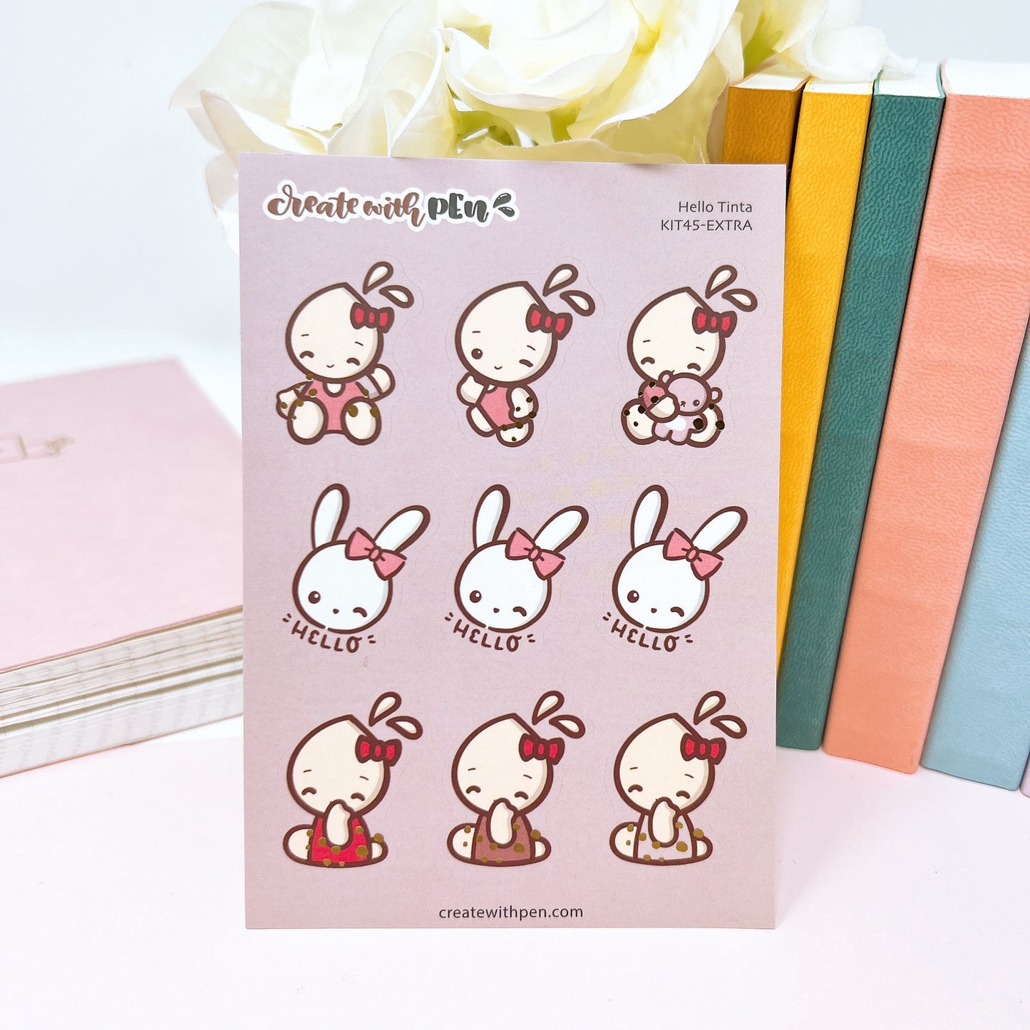 F17 | Hello Tinta | Sticker Sheet (KIT45-Extra)