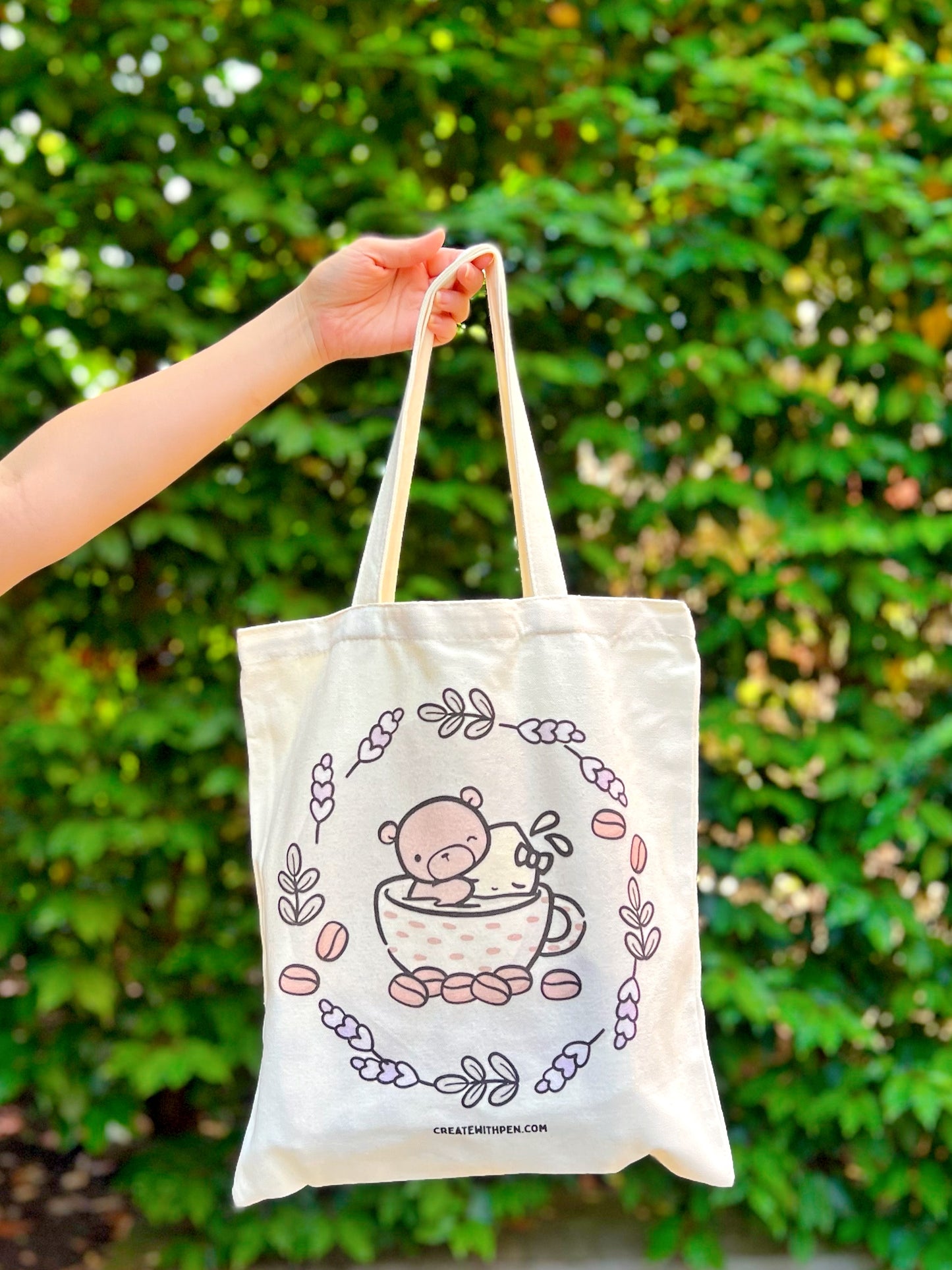 Tote Bag | Lavender Latte