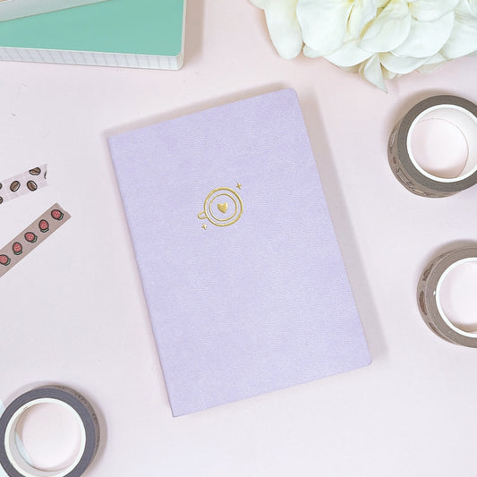 Purple Passport Size | 544 Pages Ink-it Grid Notebook | Tomoe River Paper | Soft Cover