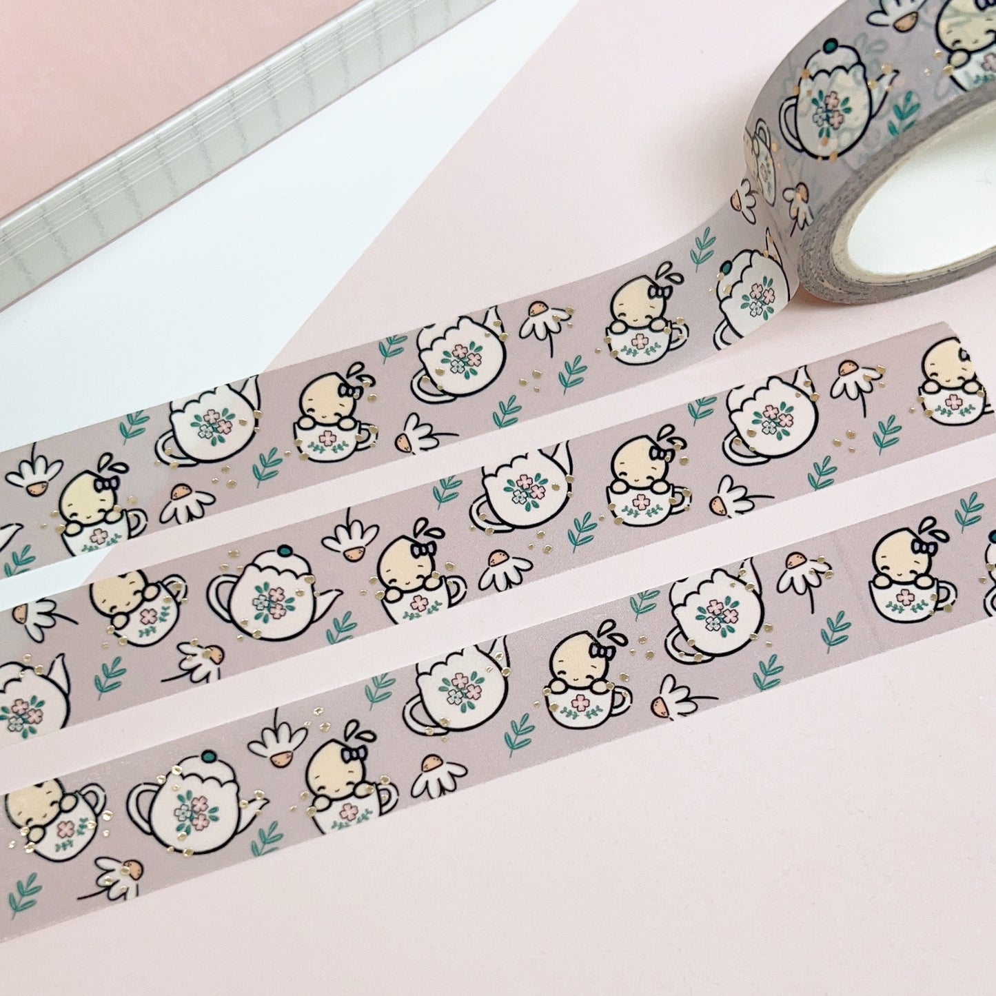 WT56 | Lemon and Tea | Washi Tape