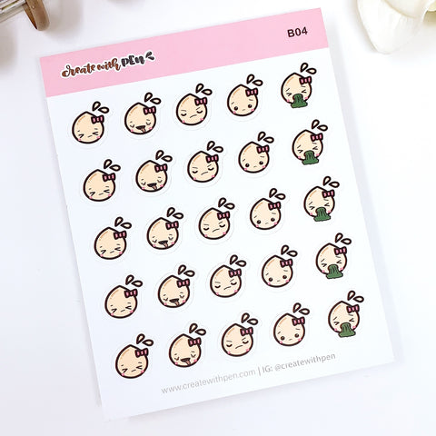 B04 | Tinta Emoji Planner Stickers