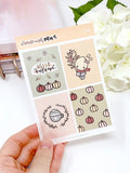 C06 | Fall Deco Full Boxes | Planner Stickers