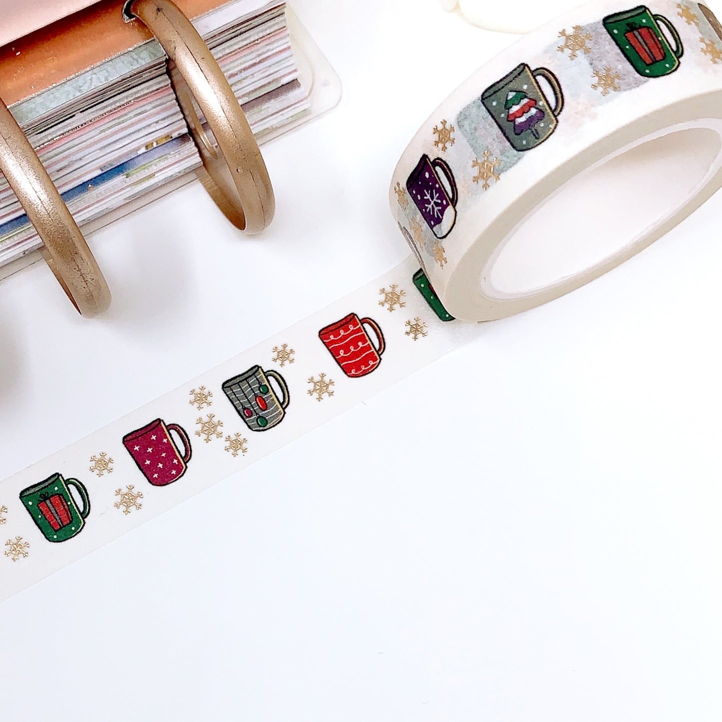 WT36 | Holiday Mugs Washi Tape | Holiday Collection 2021