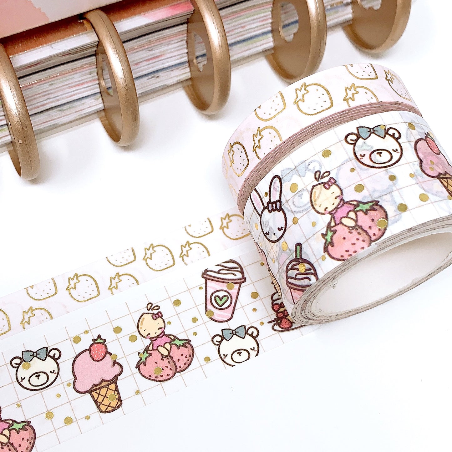 WT41 | Everything Strawberries | Washi Tape (Set of 2)