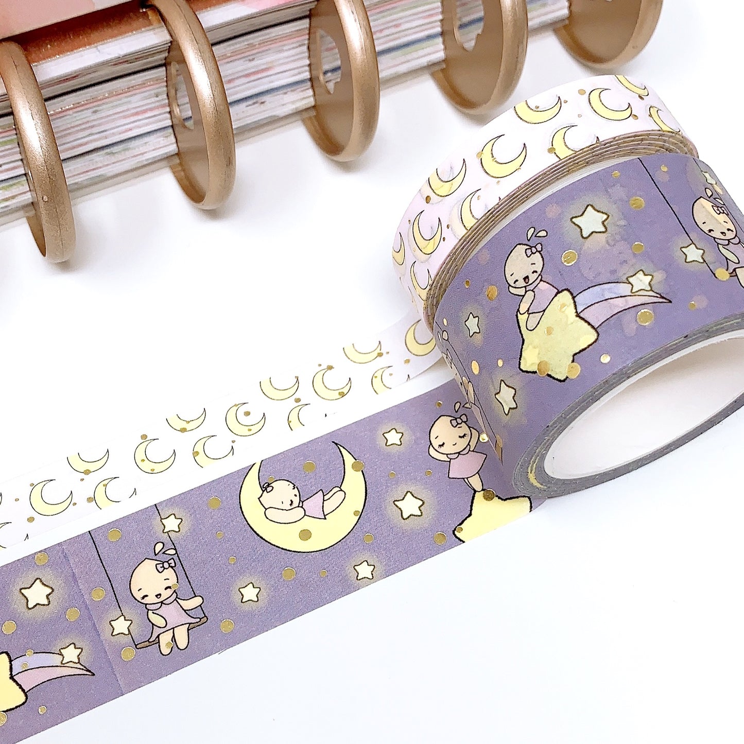 WT40 | Midnight Stars | Washi Tape (Set of 2)