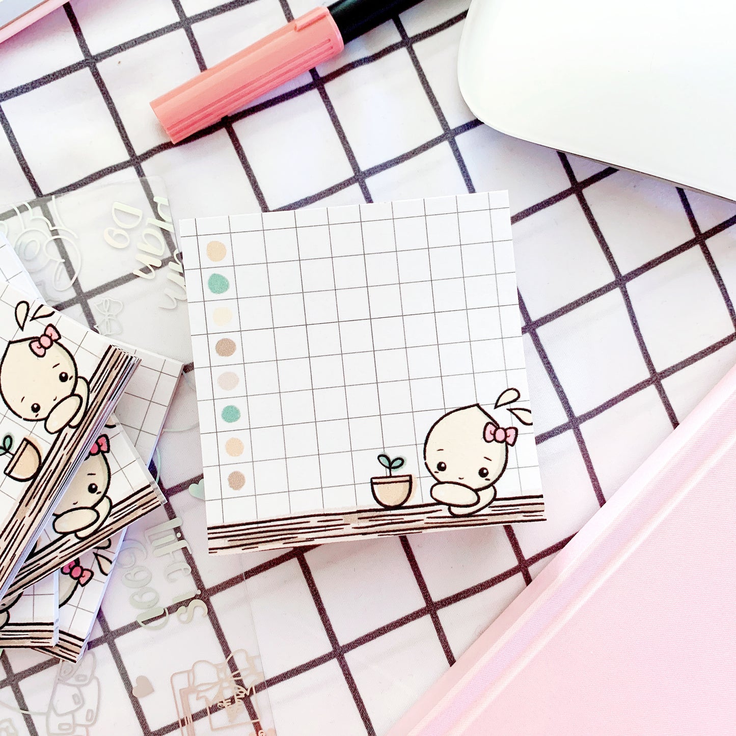 Sticky Notepad | Tinta and her Sprout