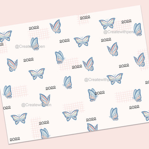 Butterfly Printable Paper | January 2022