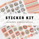Sticker Kit | Monthly Subscription (Fully Booked | April 2025)