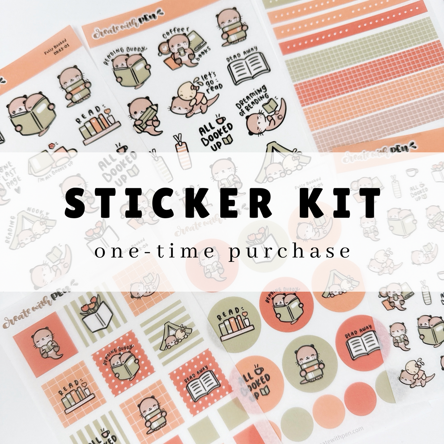 Sticker Kit | Fully Booked | April 2025 | One-Time Purchase