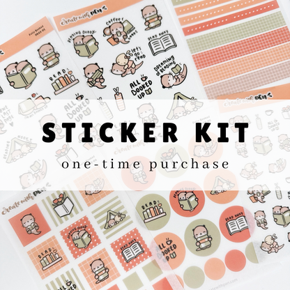 Sticker Kit | Fully Booked | April 2025 | One-Time Purchase