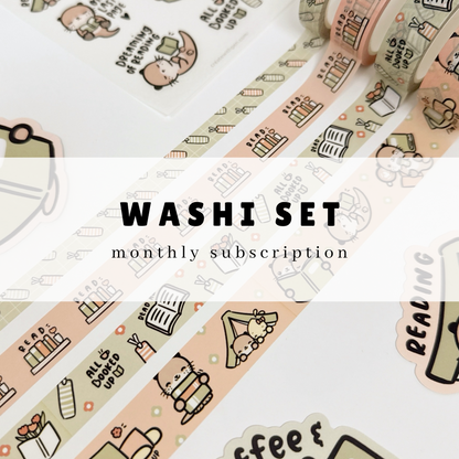 Washi Set | Monthly Subscription (Fully Booked | April 2025)