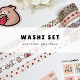 Washi Set | Capybara | January 2025 | One-Time Purchase