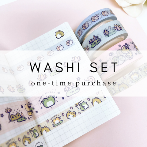 Washi Set | Lily Pond | March 2024 | One-Time Purchase