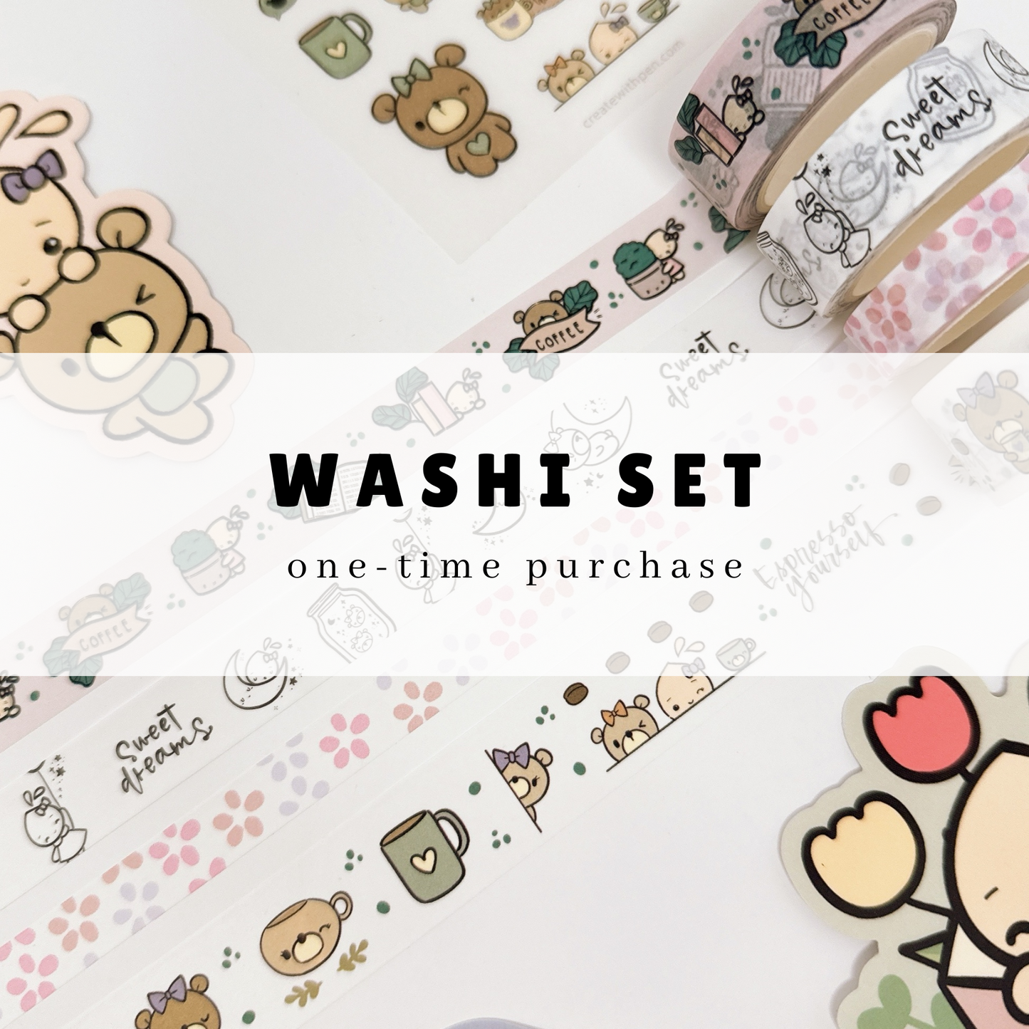 SWT61 | Washi Set | Faves | March 2025 | One-Time Purchase