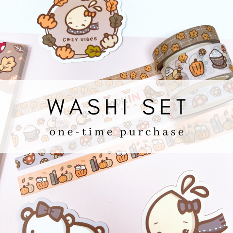 Washi Set | Autumn Vibes | Sep 2024 | One-Time Purchase