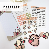 Washi Set | Capybara | January 2025 | One-Time Purchase