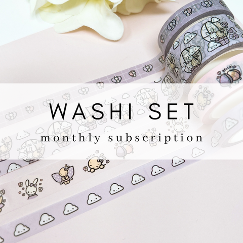 Washi Set | Monthly Subscription (Up We Go | May 2024)