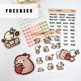 Sticker Kit | Monthly Subscription (Capybara | January 2025)