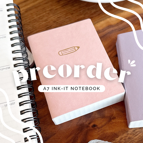 *PREORDER* A7 Size Ink-it Notebook | 544 Page | Tomoe River Paper | May 2025