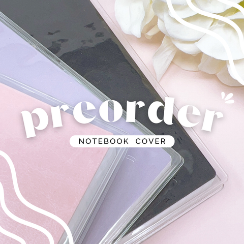 *PREORDER* Clear Soft Vinyl Notebook Covers for Ink-it Grid Notebooks | Perfect Fit for 544 Page Notebooks
