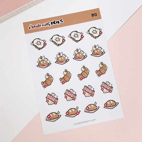 D12 | Breads: Perfect Picnic Collection | Planner Stickers