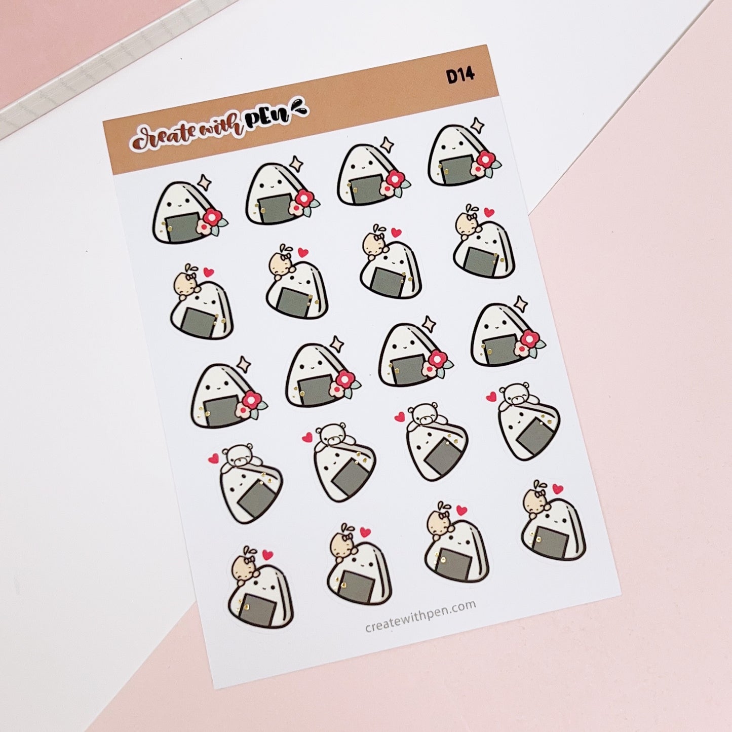 D14 | Onigiri: Perfect Picnic Collection | Planner Stickers