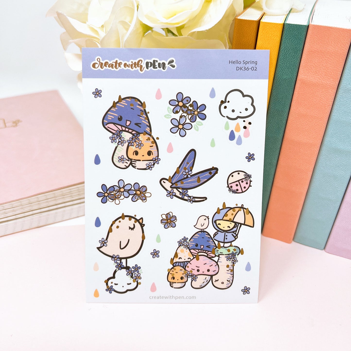 F11 | Hello Spring | Sticker Sheet (DK36-02)