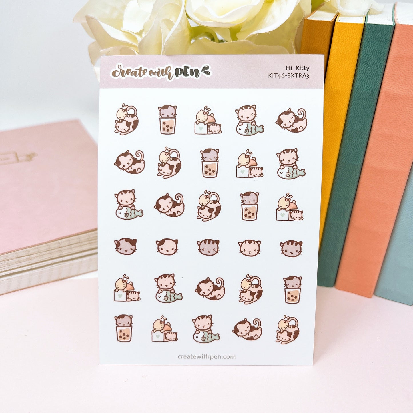 F15 | Hi Kitty | Sticker Sheet (KIT46-Extra3)