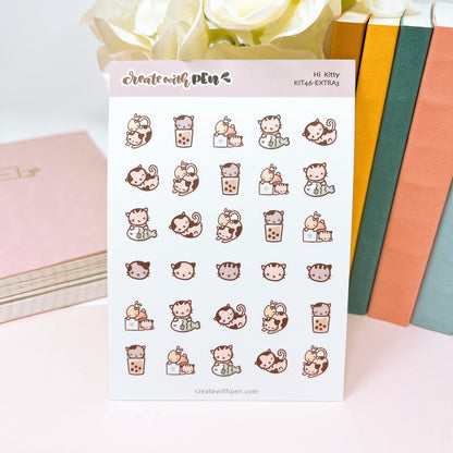 F15 | Hi Kitty | Sticker Sheet (KIT46-Extra3)