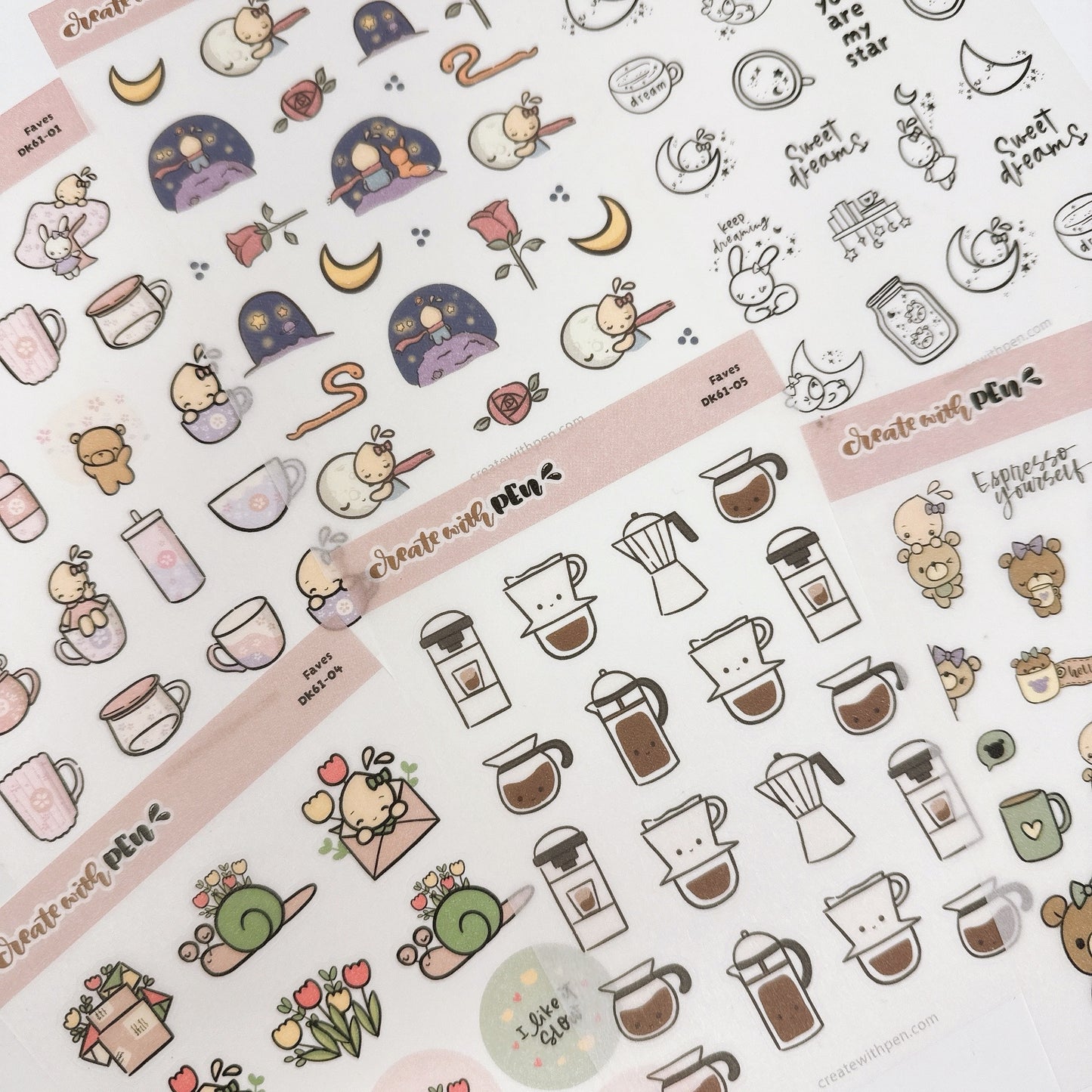 Sticker Kit | Faves | March 2025 | One-Time Purchase