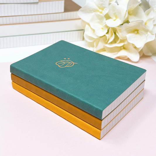 Passport Size | 272 Pages Ink-it Grid Notebook | Tomoe River Paper | Soft Cover