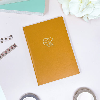 Brown Passport Size | 272 Pages Ink-it Grid Notebook | Tomoe River Paper | Soft Cover