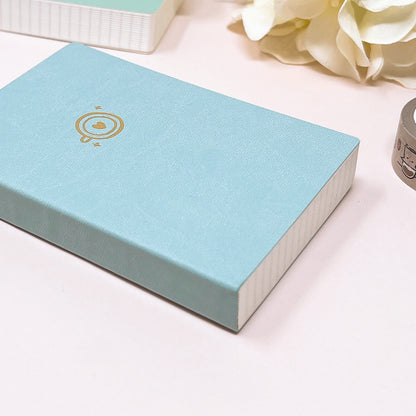 Sky Blue Passport Size | 544 Pages Ink-it Grid Notebook | Tomoe River Paper | Soft Cover