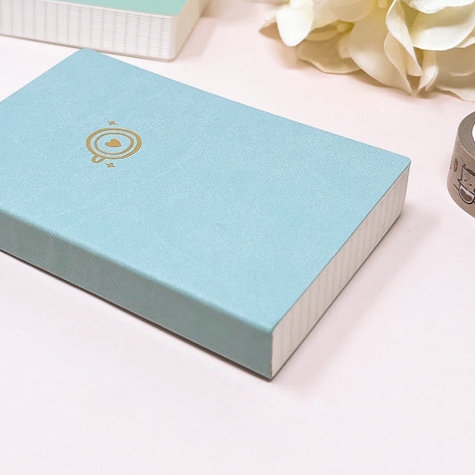 Sky Blue Passport Size | 544 Pages Ink-it Grid Notebook | Tomoe River Paper | Soft Cover