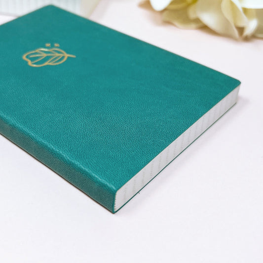 Forest Green Passport Size | 272 Pages Ink-it Grid Notebook | Tomoe River Paper | Soft Cover