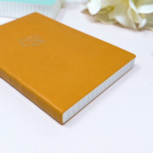 Brown Passport Size | 272 Pages Ink-it Grid Notebook | Tomoe River Paper | Soft Cover
