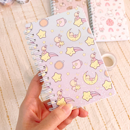 Midnight Stars | Spiral Grid Notebook (SNB02-POCKET)