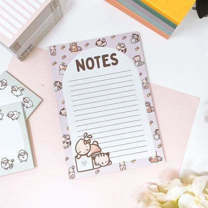 Notepad A5 Size | Tinta and Kitty Cat