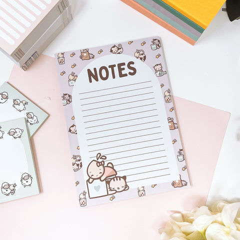 Notepad A5 Size | Tinta and Kitty Cat