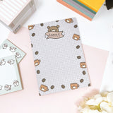 Notepad A5 Size | Teddy and Coffee Beans