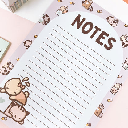 Notepad A5 Size | Tinta and Kitty Cat
