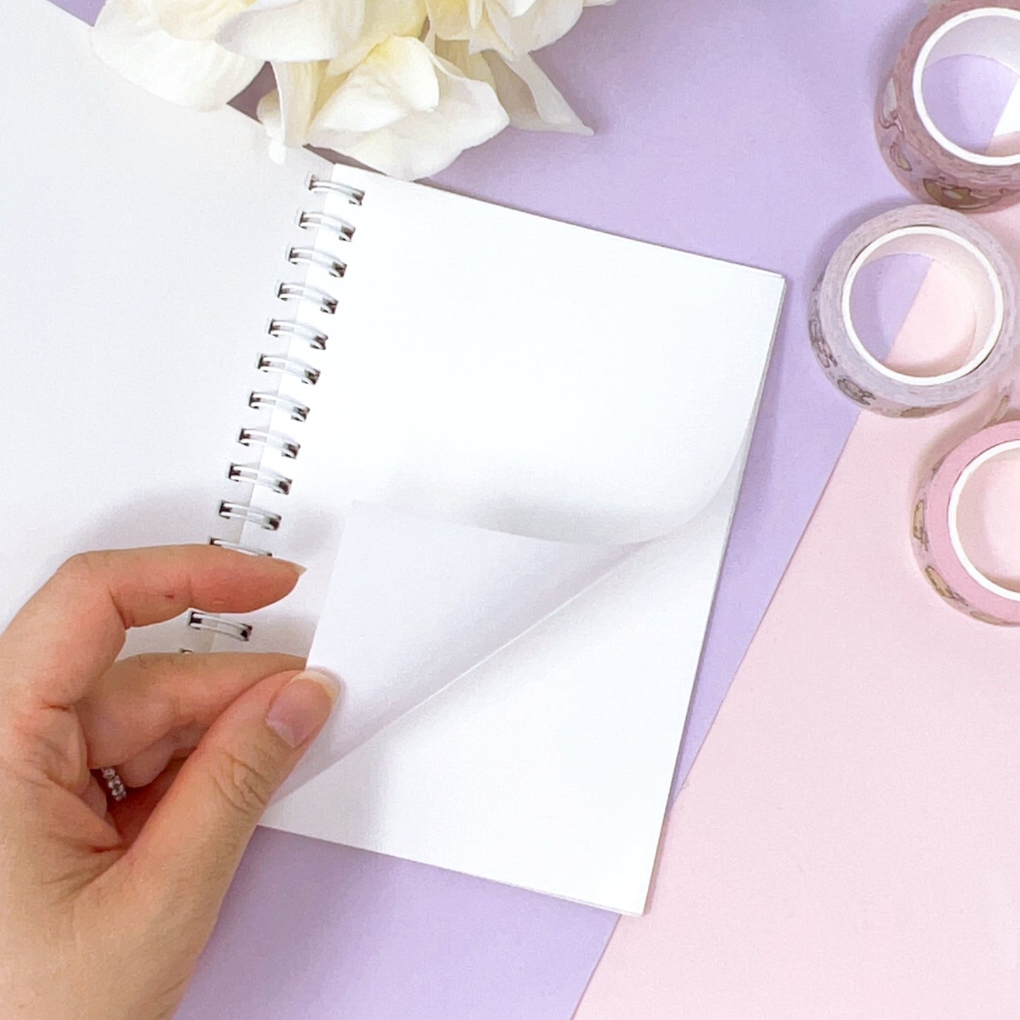 RSB01 | Lavender Latte | Reusable Sticker Book