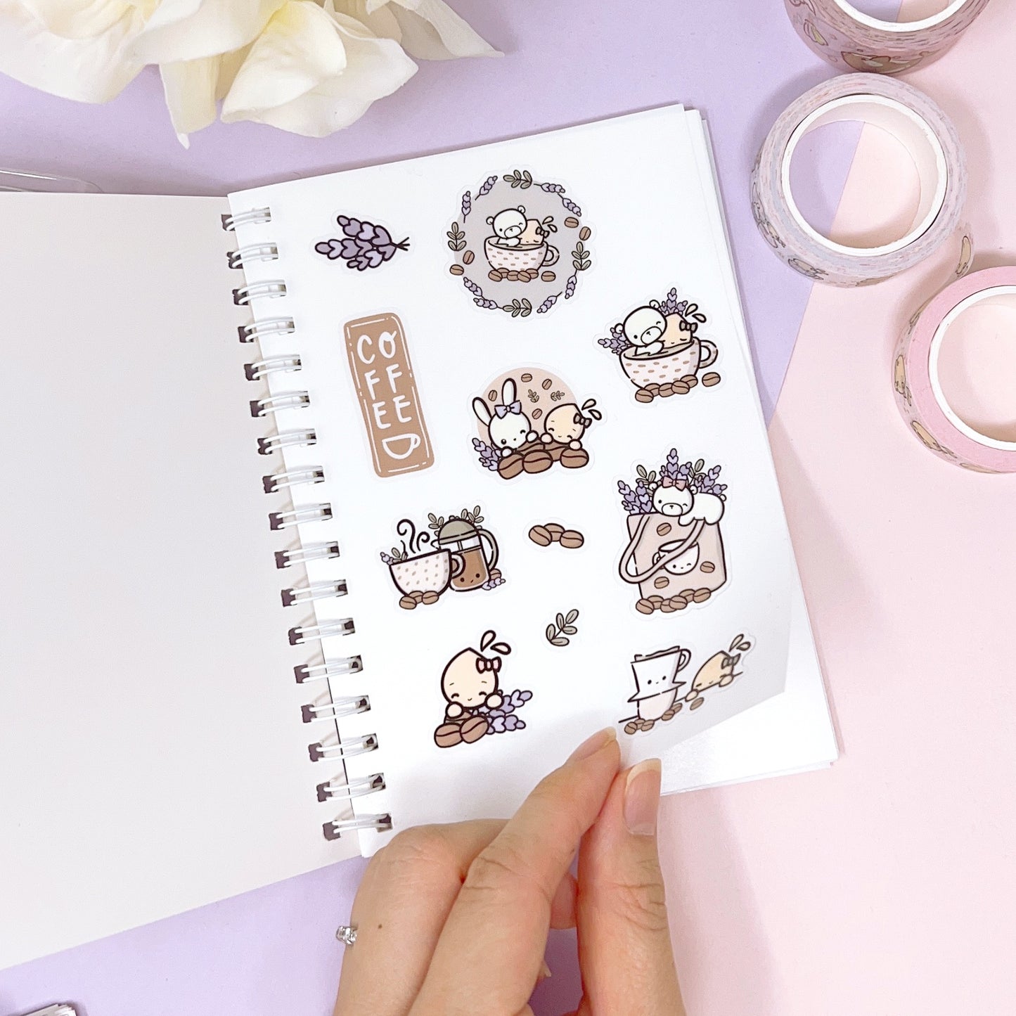 RSB04 | Blueberries | Reusable Sticker Book