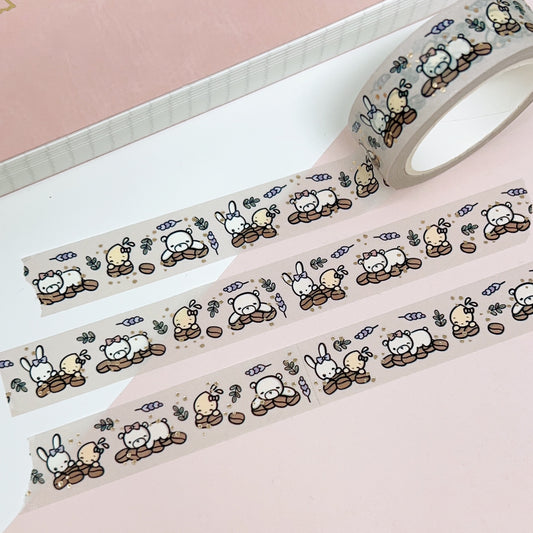 WT50 | Coffee Beans and Lavender | Washi Tape