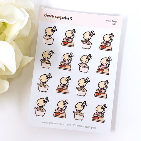 A05 | Meal Prep | Planner Stickers