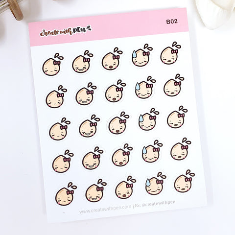 B02 | Tinta Emoji Planner Stickers