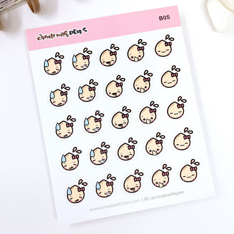 B05 | Tinta Emoji Planner Stickers