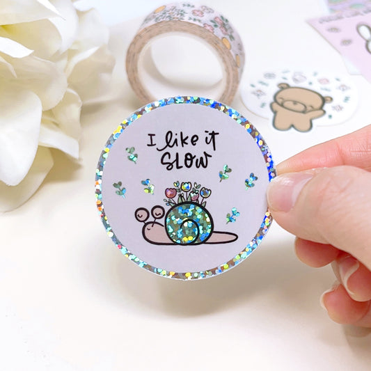 DC01 | Diecut Vinyl Sticker: I Like It Slow